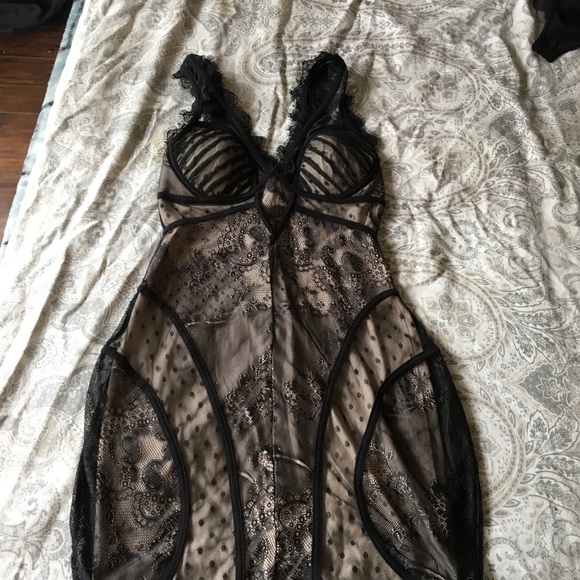 Bebe black lace dress - Picture 3 of 8